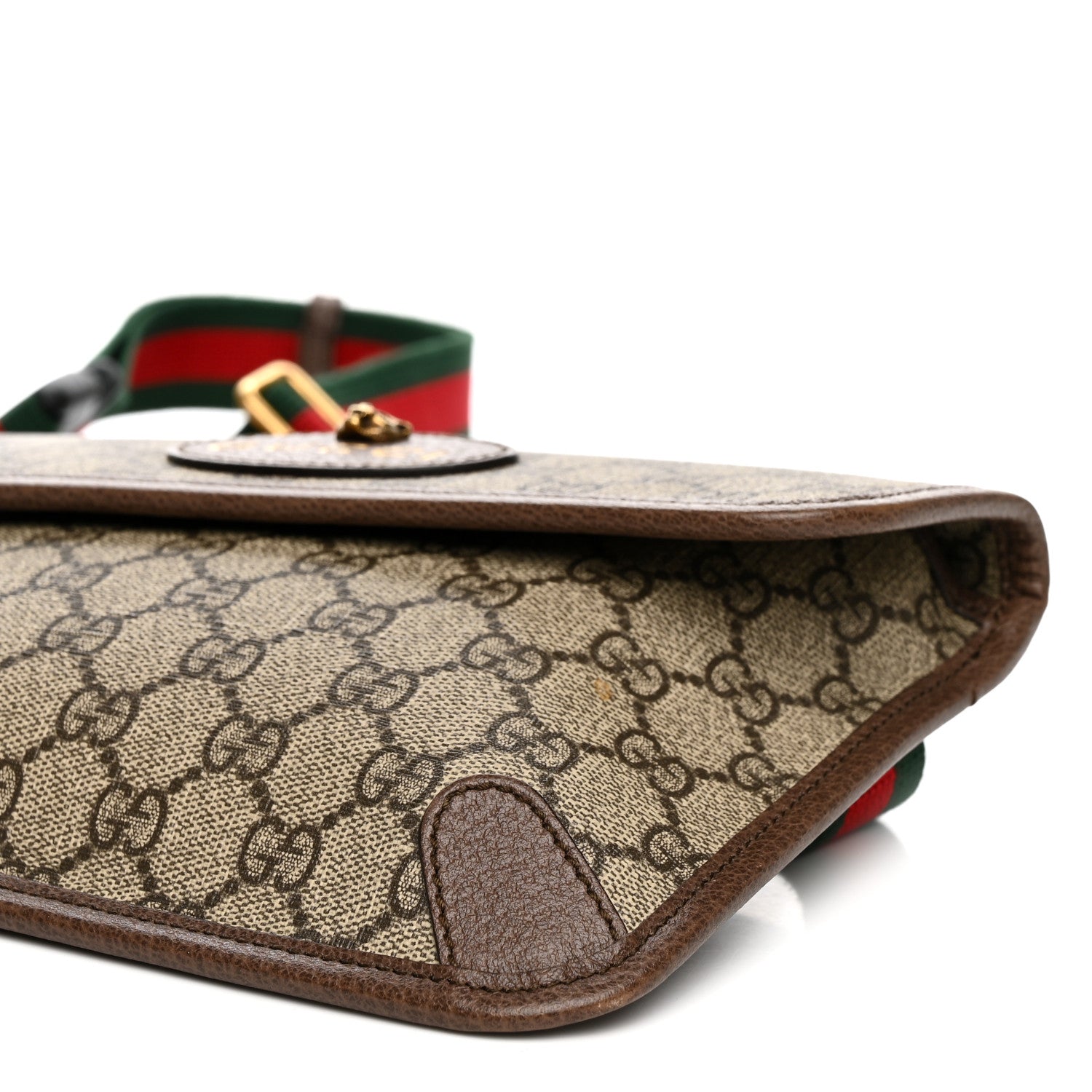 Gucci GG Supreme Monogram Neo Vintage Web Belt Bag Brown 11 of 11