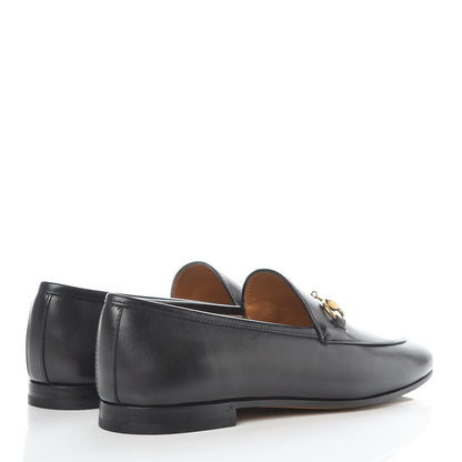 Gucci Calfskin Womens Jordaan Loafers 37 Black 4 of 9