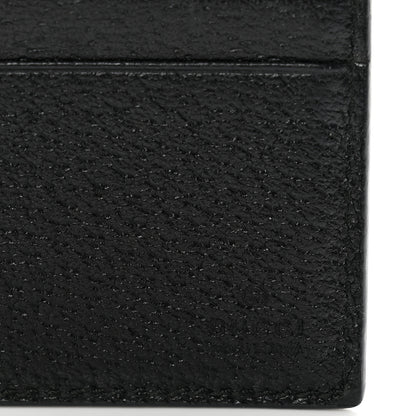Gucci Calfskin Boar Effect GG Marmont Bi-Fold Wallet Black 6 of 7