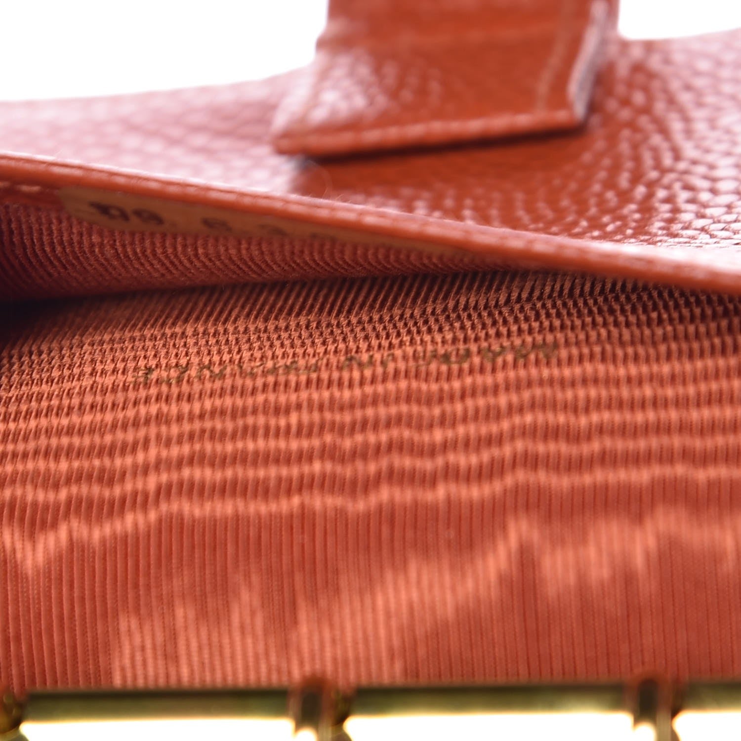 Chanel Caviar CC Mini Ring Agenda Planner Orange 8 of 10