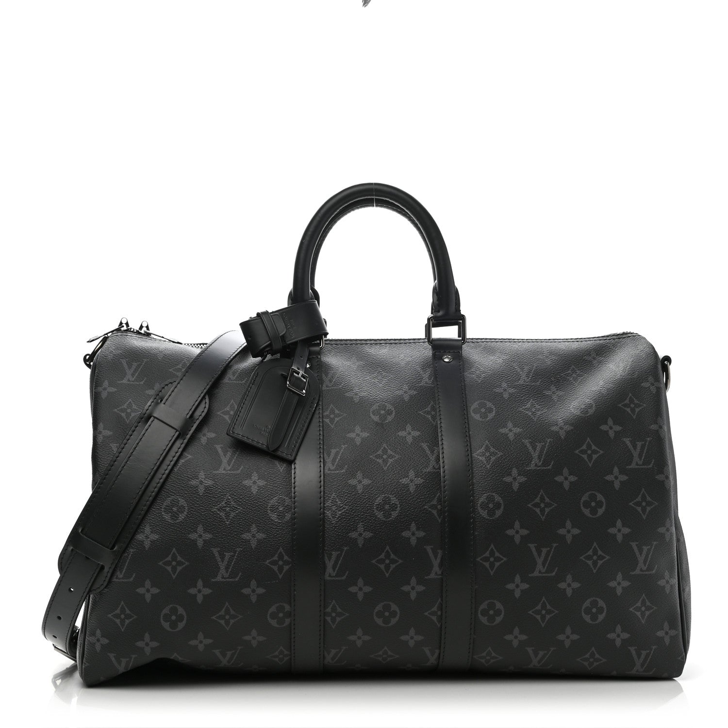 Louis Vuitton Monogram Eclipse Keepall Bandouliere 45 1 of 12