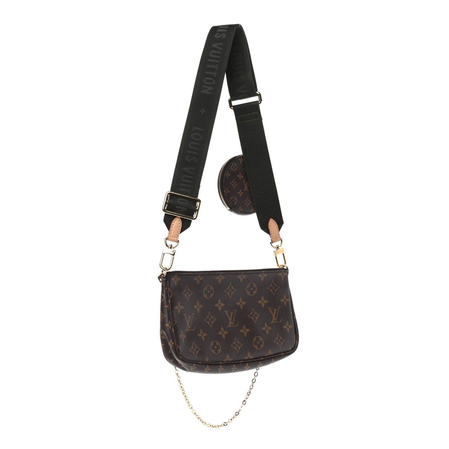 Louis Vuitton Monogram Multi Pochette Accessories Kaki 3 of 12
