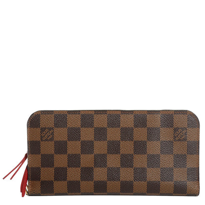 Louis Vuitton Damier Ebene Insolite Wallet Red 1 of 8