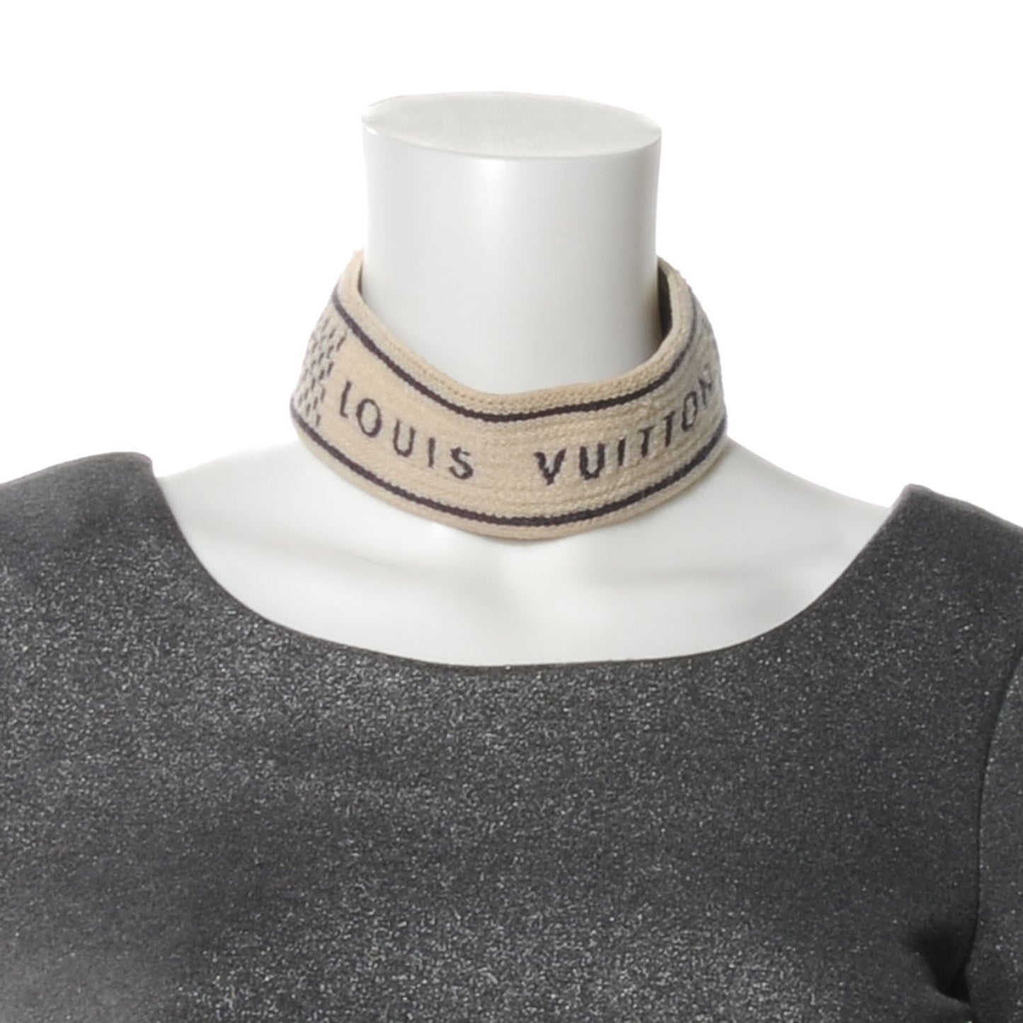 Cotton Damier Azur Gym Head Sweat Band
