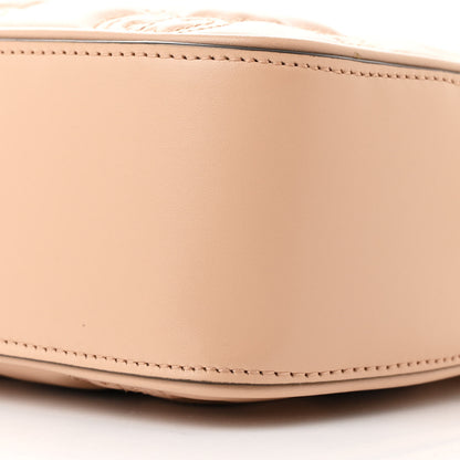 Gucci Calfskin GG Matelasse Small Shoulder Bag Pink Sand Natural 10 of 11