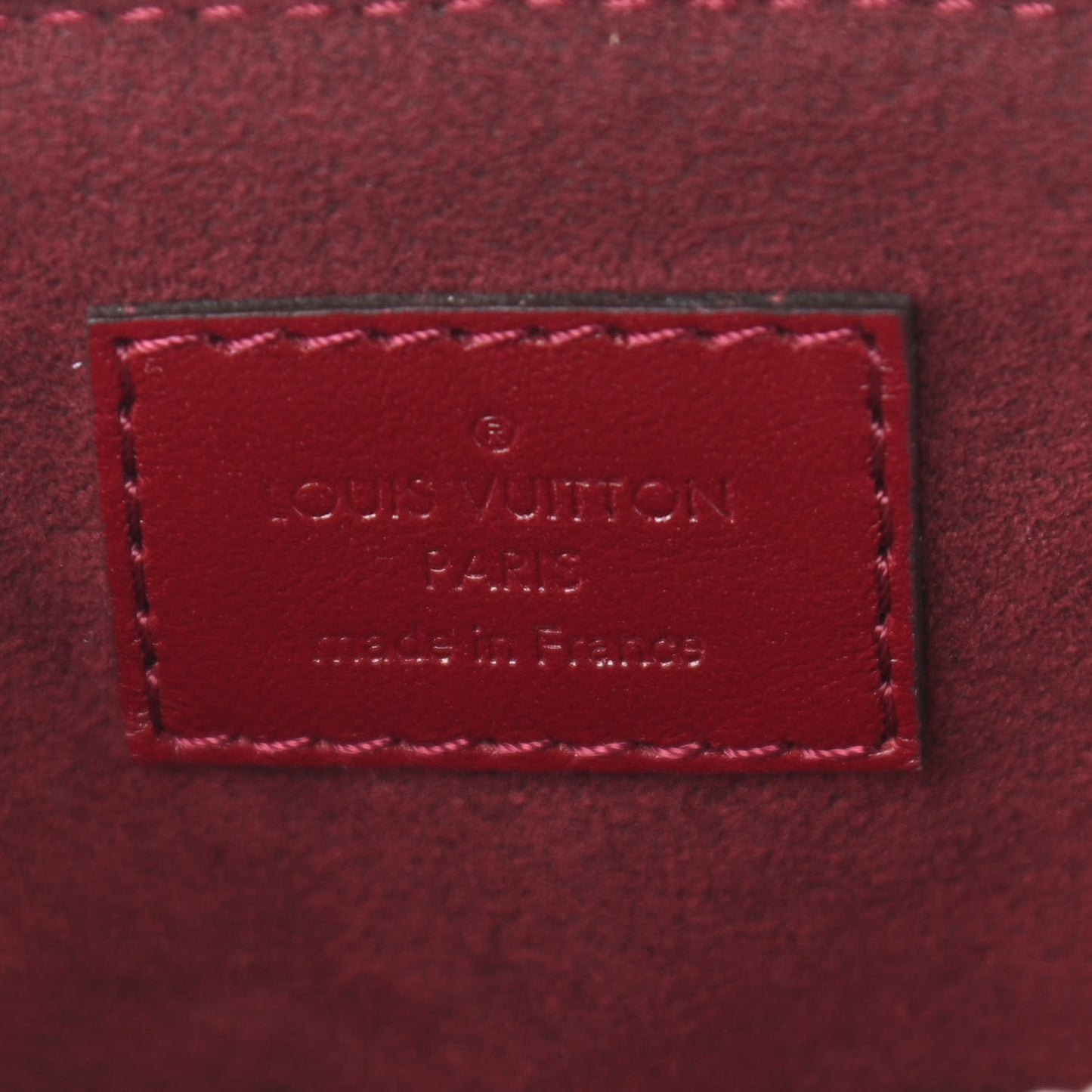 Monogram Shine Alma PM Bordeaux