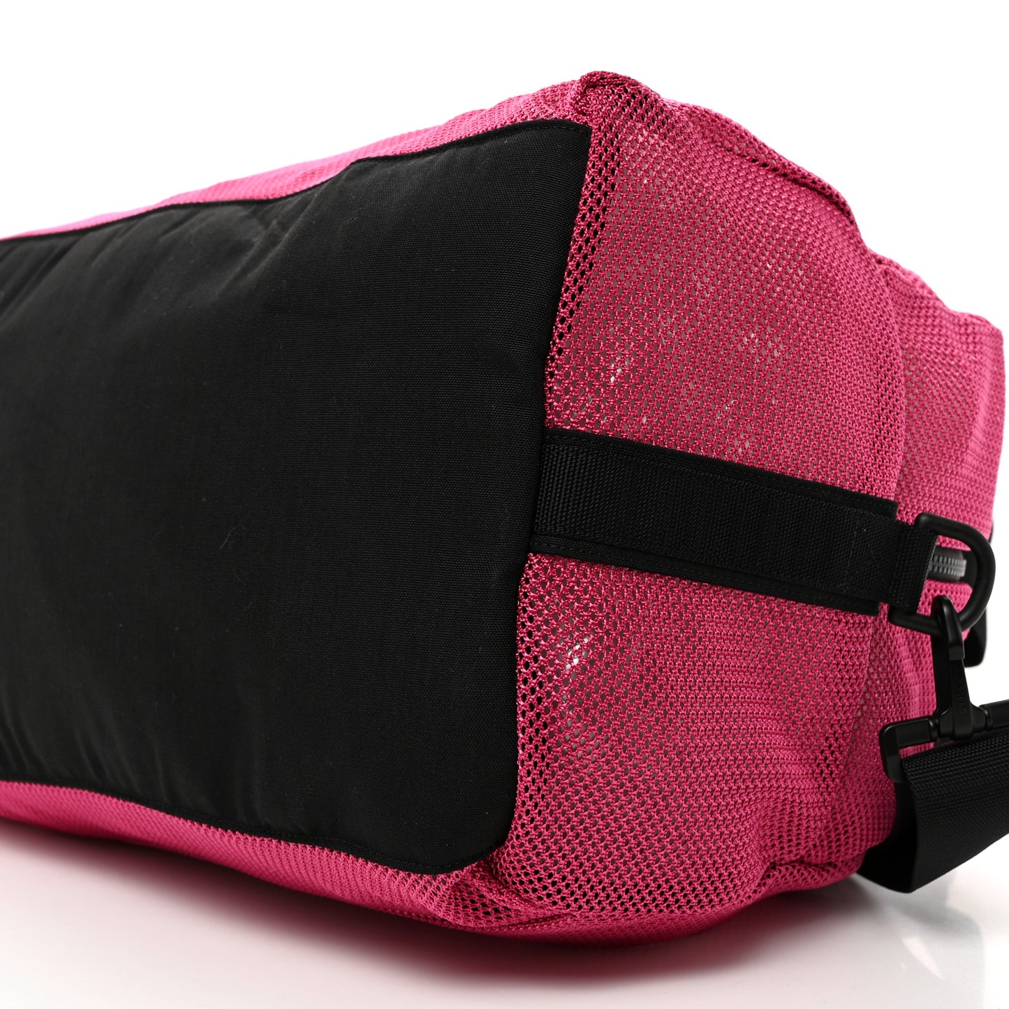 Nylon Mesh Duffle Bag Fuchsia