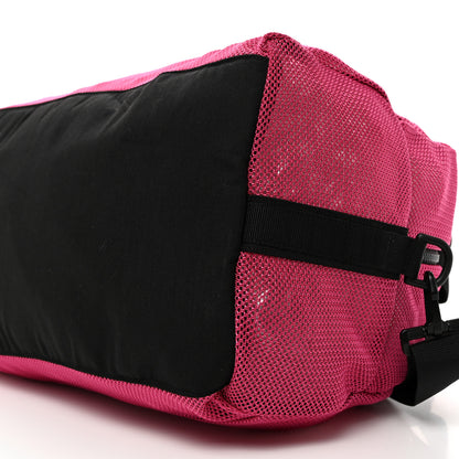 Saint Laurent Nylon Mesh Duffle Bag Fuchsia 9 of 9