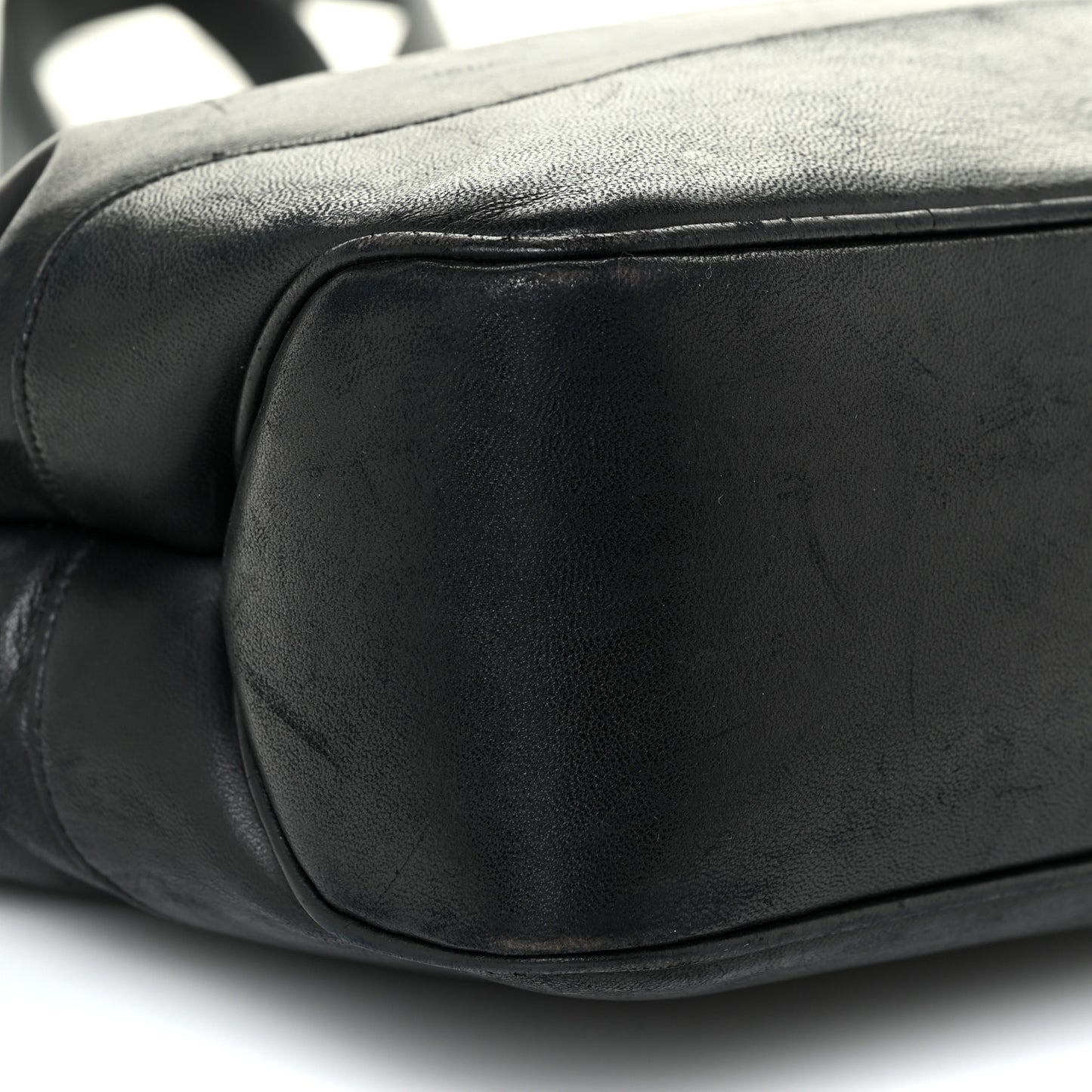 Lambskin CC Shopping Tote Black
