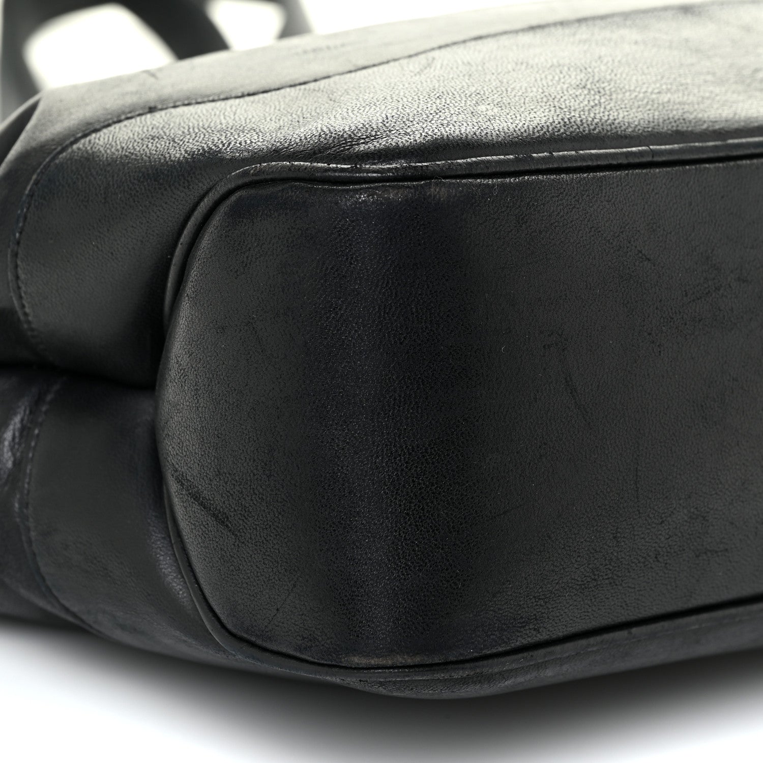 Chanel Lambskin CC Shopping Tote Black 8 of 26