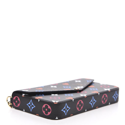 Louis Vuitton Game On Felicie Chain Wallet Black 4 of 10