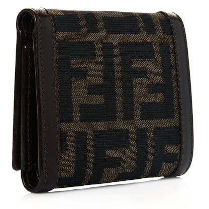 Fendi Zucca Compact Wallet Tobacco 3 of 7