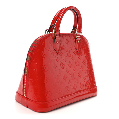 Louis Vuitton Vernis Alma PM Pomme D'Amour 3 of 10