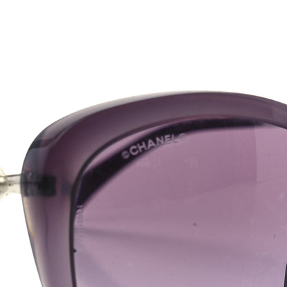 Chanel Acetate Polarized Butterfly Winter Pearl Sunglasses 5339-H-A Purple 7 of 8