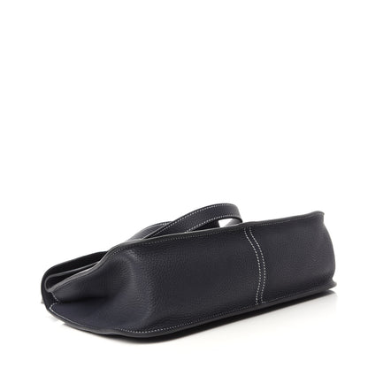 Hermes Taurillon Clemence Halzan 31 GM Bleu Nuit 4 of 11