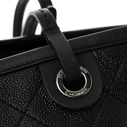Chanel Grained Calfskin Shopping Fever Tote  Black 12 of 13