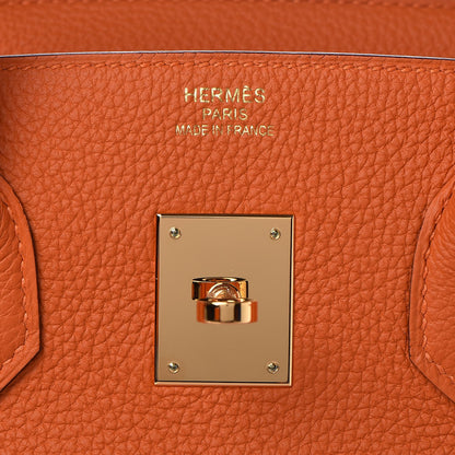 Hermes Togo Birkin 35 Orange 23 of 36
