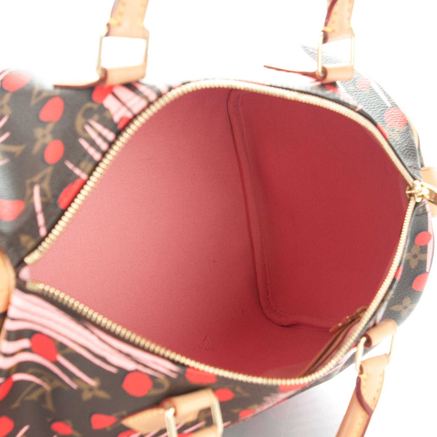 Louis Vuitton Monogram Jungle Dots Speedy 30 Sugar Pink Poppy 5 of 8