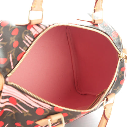 Louis Vuitton Monogram Jungle Dots Speedy 30 Sugar Pink Poppy 5 of 8
