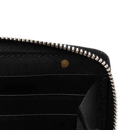 Gucci Calfskin Square G Space Zip Around Wallet Black 9 of 10