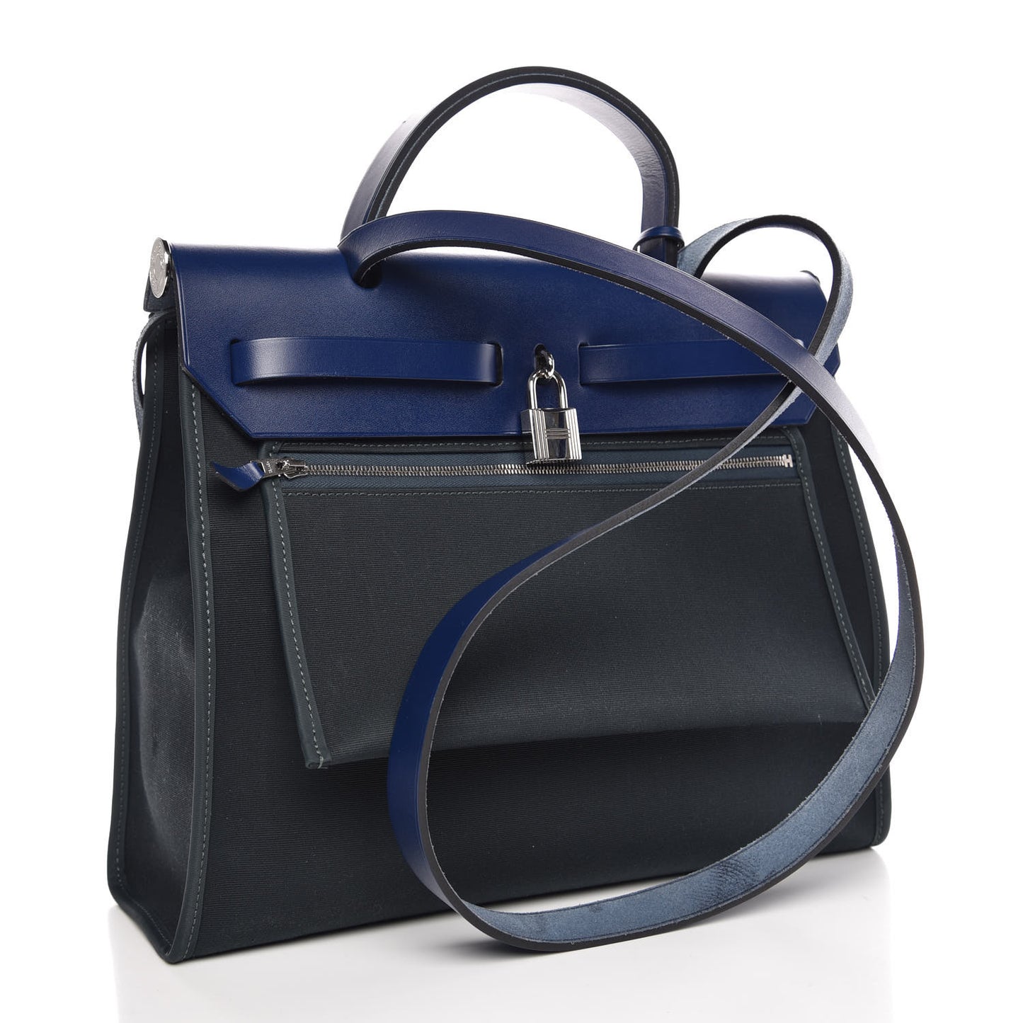 Vache Hunter Toile Herbag Zip 31 PM Vert Cypress Bleu Saphir