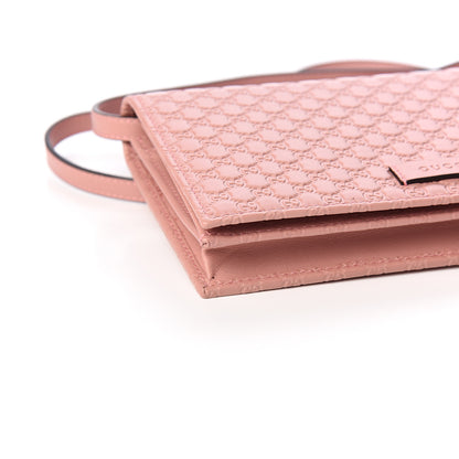 Gucci Microguccissima Crossbody Wallet Soft Pink 6 of 9