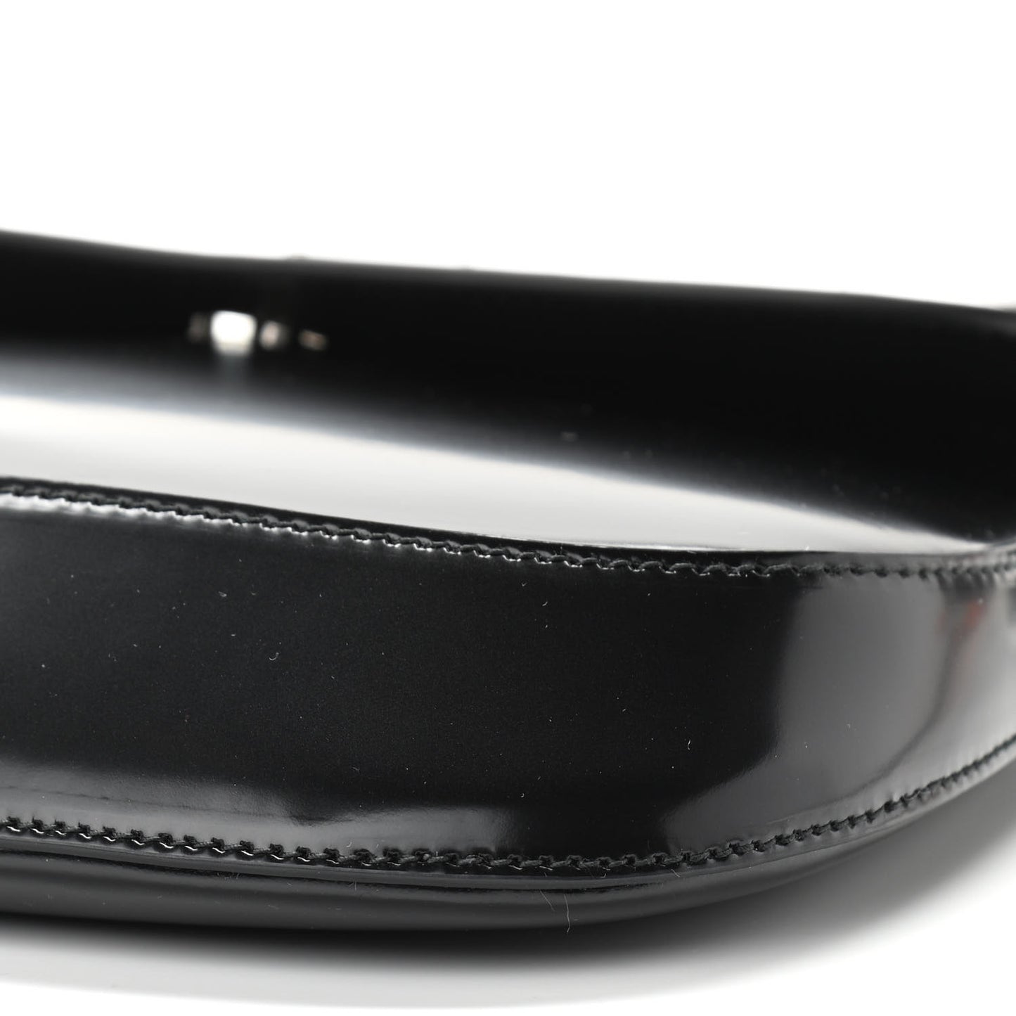 Spazzolato Cleo Flap Shoulder Bag Black