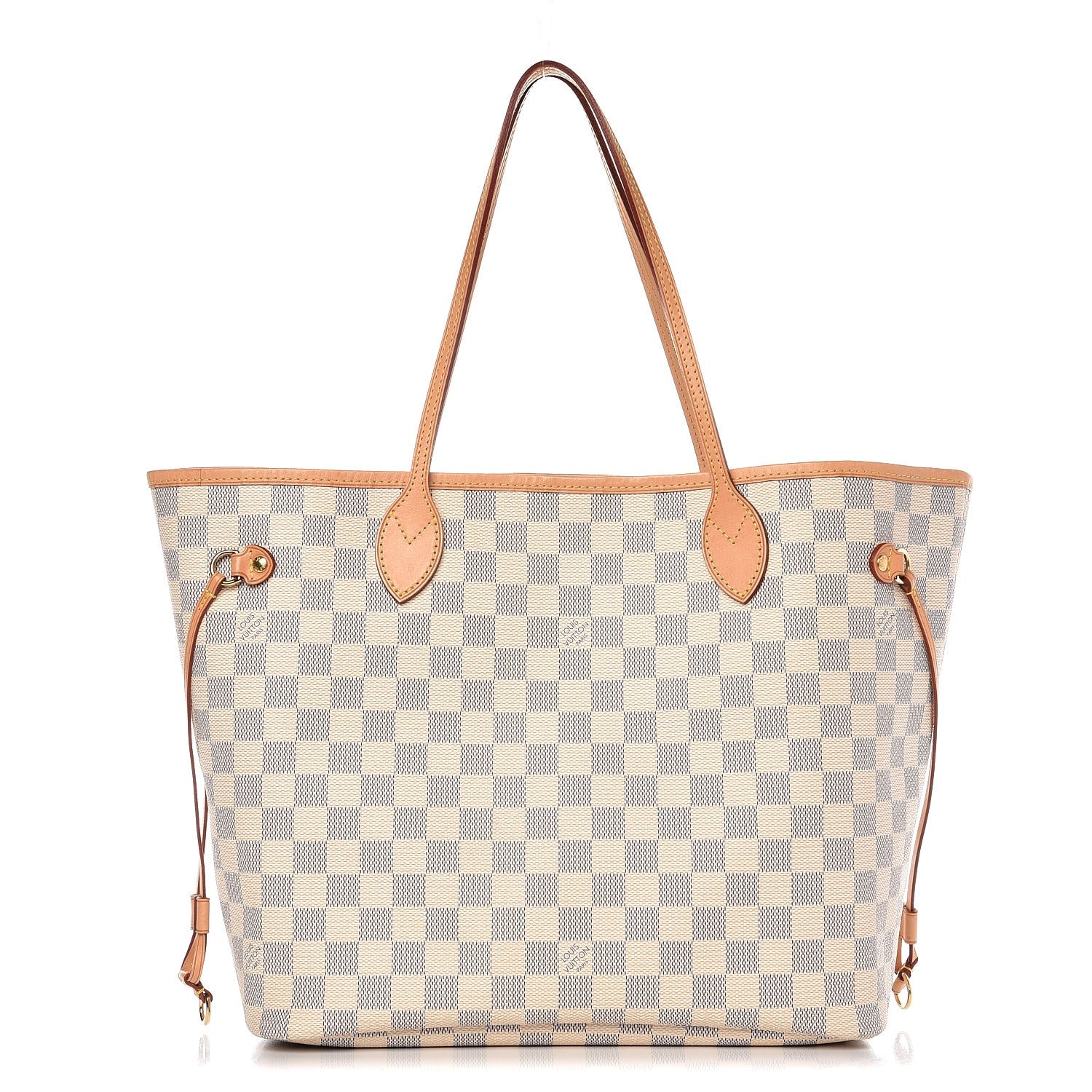 Louis Vuitton Damier Azur Neo Neverfull MM Rose Ballerine 2 of 21