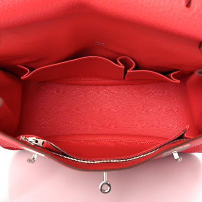 Hermes Taurillon Clemence Jypsiere 28 Rose Jaipur 6 of 10