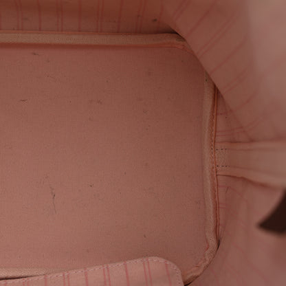 Louis Vuitton Damier Ebene Neo Neverfull MM Rose Ballerine 12 of 12