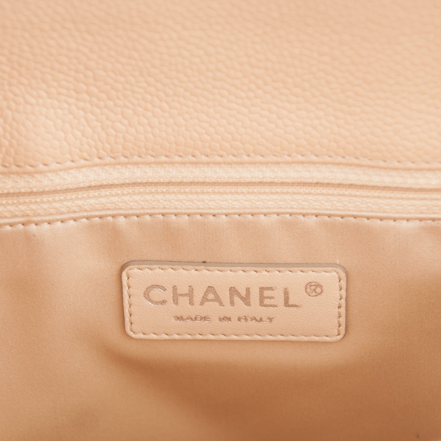 Chanel Caviar Quilted Grand Shopping Tote GST Beige Clair 6 of 7