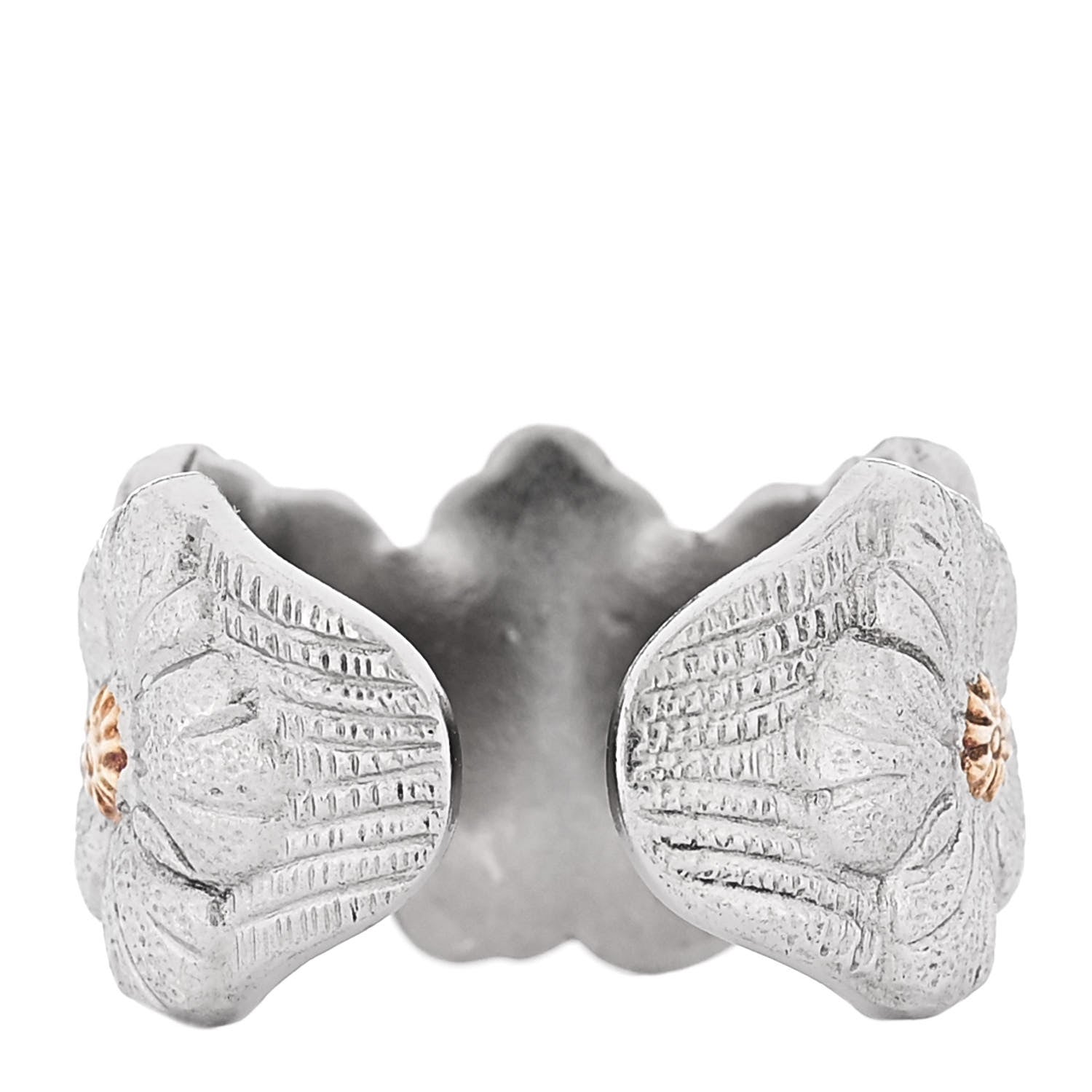 Buccellati Sterling Silver Gold Vermeil Blossoms Daisy Ring 51 5.75 3 of 5