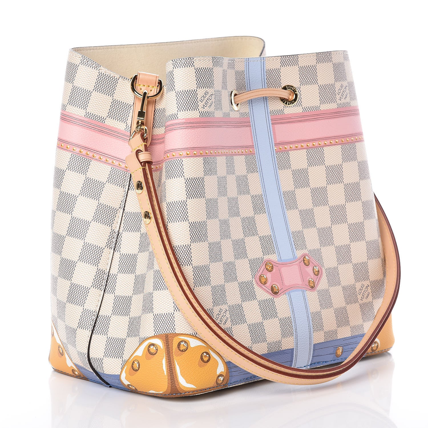 Louis Vuitton Damier Azur Summer Trunks Neonoe 3 of 8