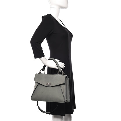 Proenza Schouler Suede Medium Hava Top Handle Bag Heather Grey 2 of 10