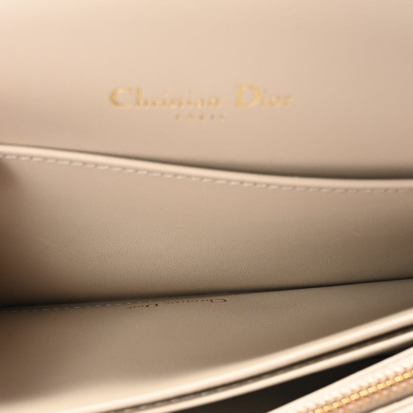Lambskin Cannage Lady Dior Chain Wallet Corda