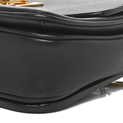 Louis Vuitton Grained Calfskin Lockme Oxford Black 9 of 9