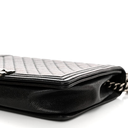Chanel Caviar Quilted Large Boy Flap Black 10 of 11