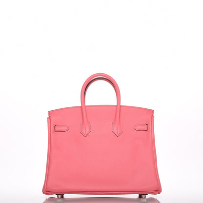 Hermes Swift Birkin 25 Rose Azalee 4 of 24