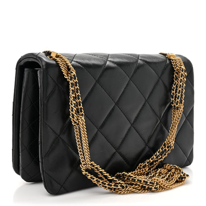 Chanel Lambskin Quilted On And On Small Chain Flap Black 3 of 15