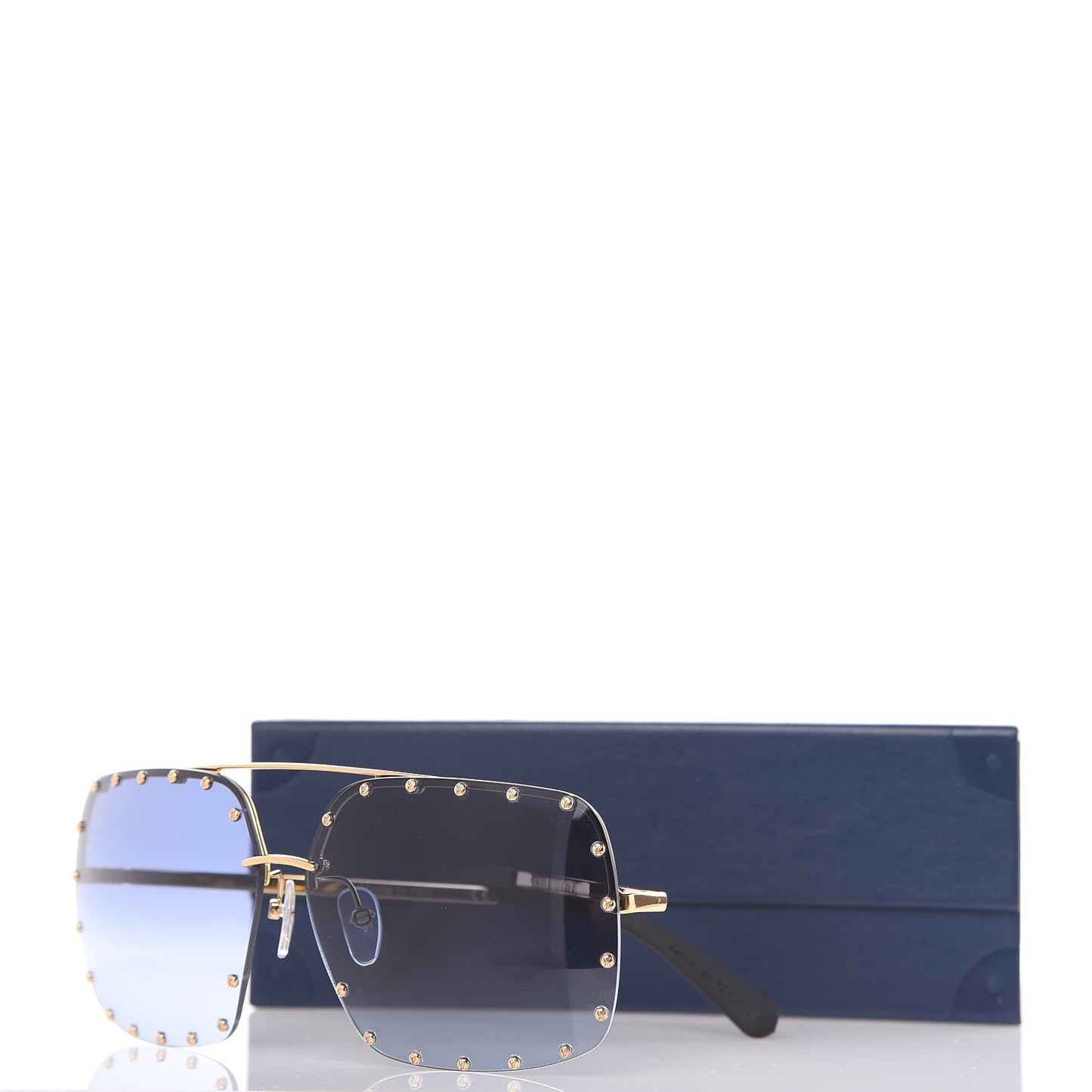 The Party Square Sunglasses Z2354E Blue