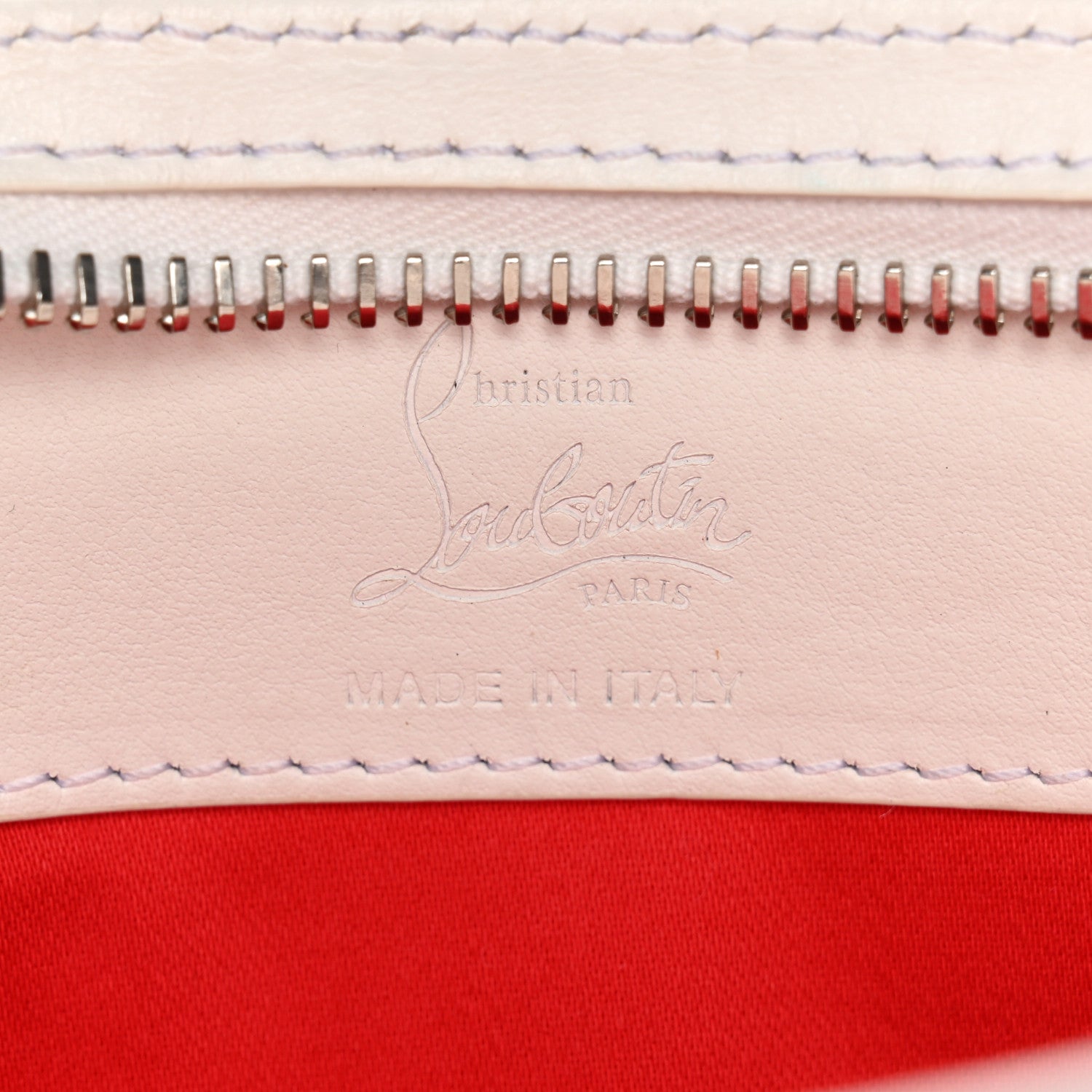 Christian Louboutin Canvas Gaagal Spikes Funky Crossbody Bag Multi Leche 6 of 13