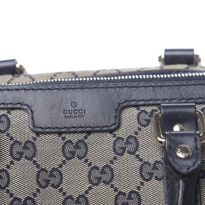 Gucci Monogram Medium Boston Navy 10 of 15