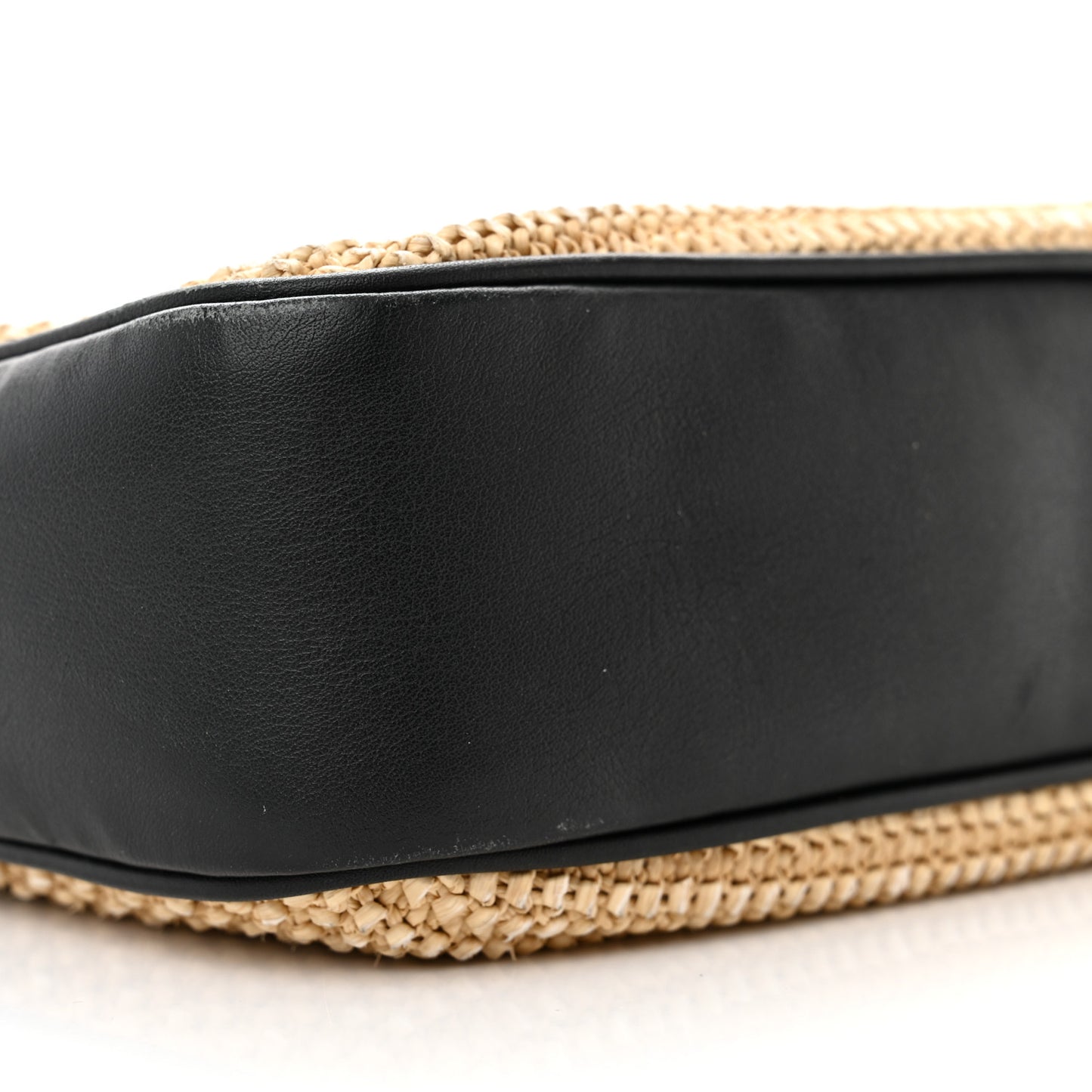Raffia Canvas Monogram Lou Camera Bag Naturel