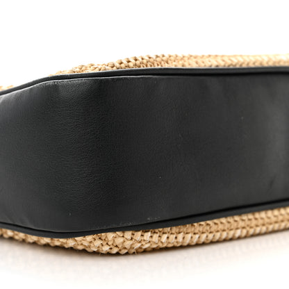 Saint Laurent Raffia Canvas Monogram Lou Camera Bag Naturel 9 of 12