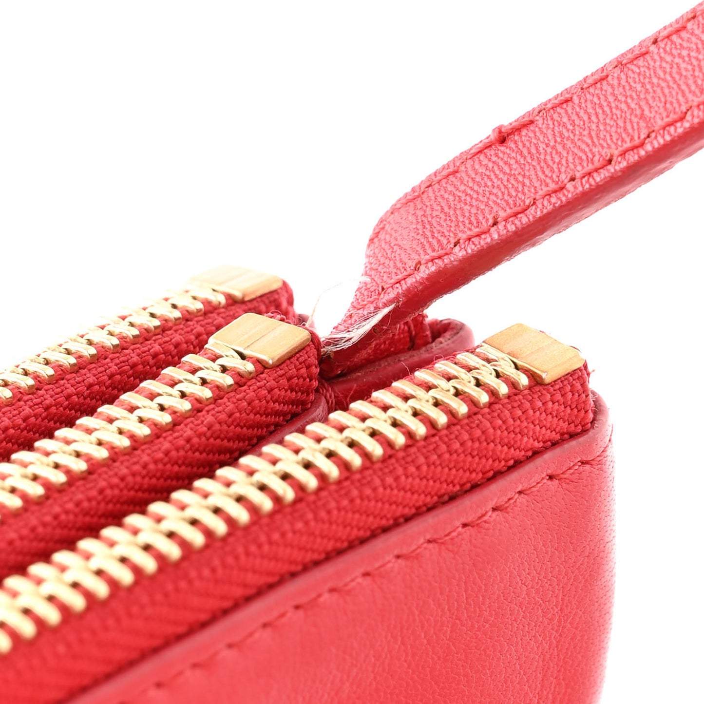 Lambskin Small Trio Crossbody Bag Red