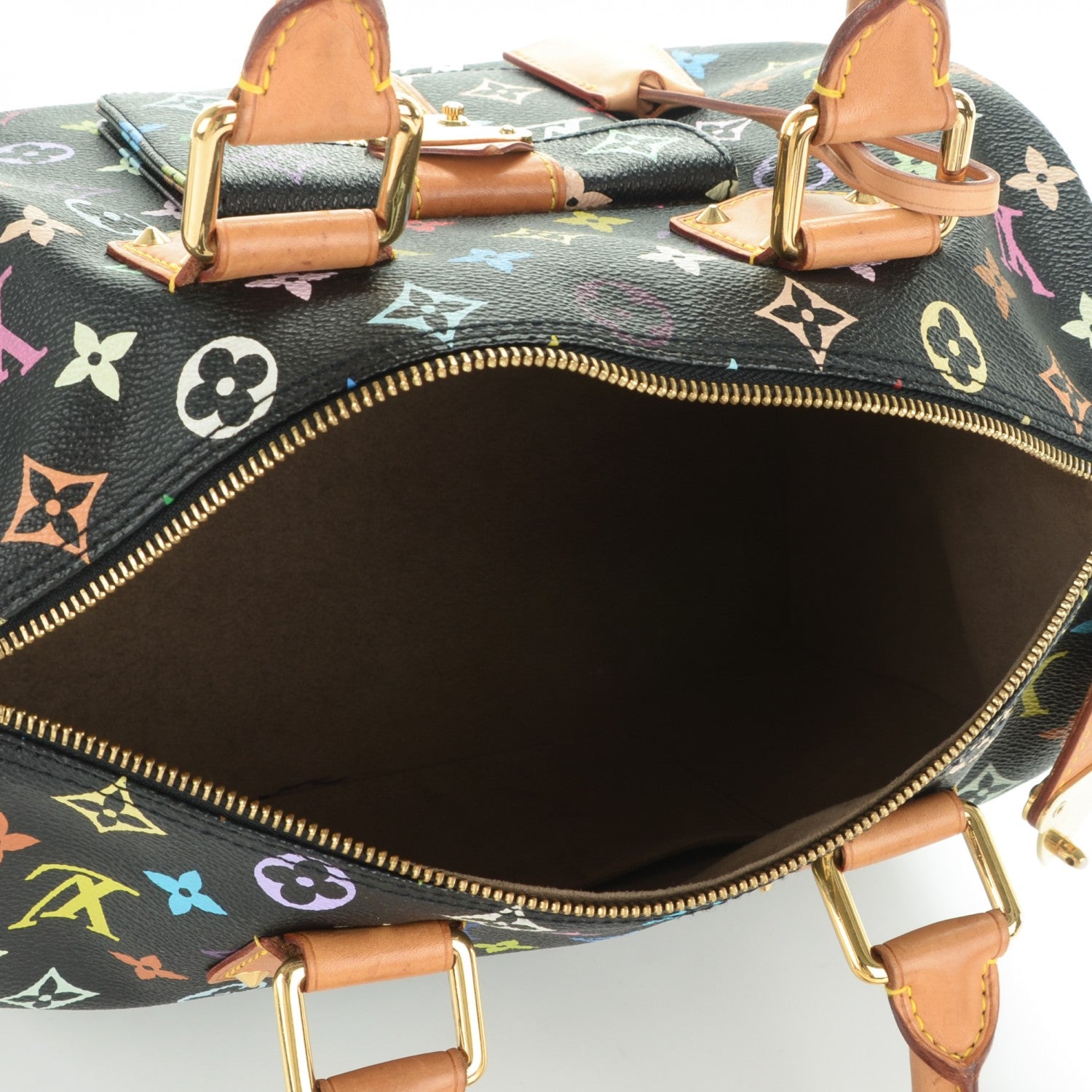 Louis Vuitton Monogram Multicolor Speedy 30 Black 5 of 8