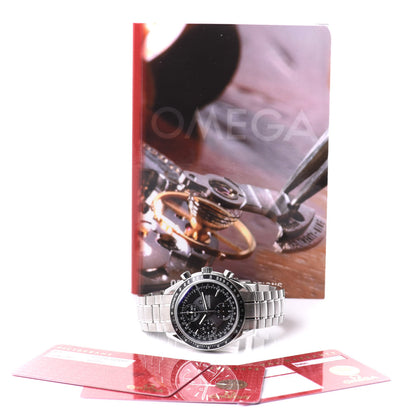 Omega Stainless Steel 40mm Speedmaster Chronograph Automatic Watch Black 3220.50.00 7 of 7
