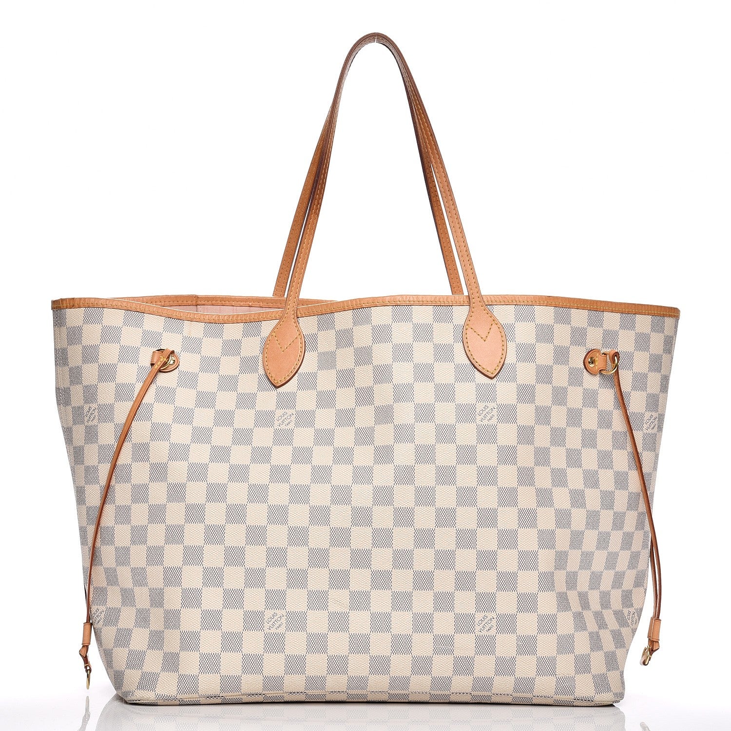 Louis Vuitton Damier Azur Neo Neverfull GM Rose Ballerine 3 of 16