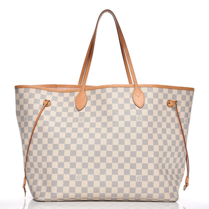 Louis Vuitton Damier Azur Neo Neverfull GM Rose Ballerine 3 of 16