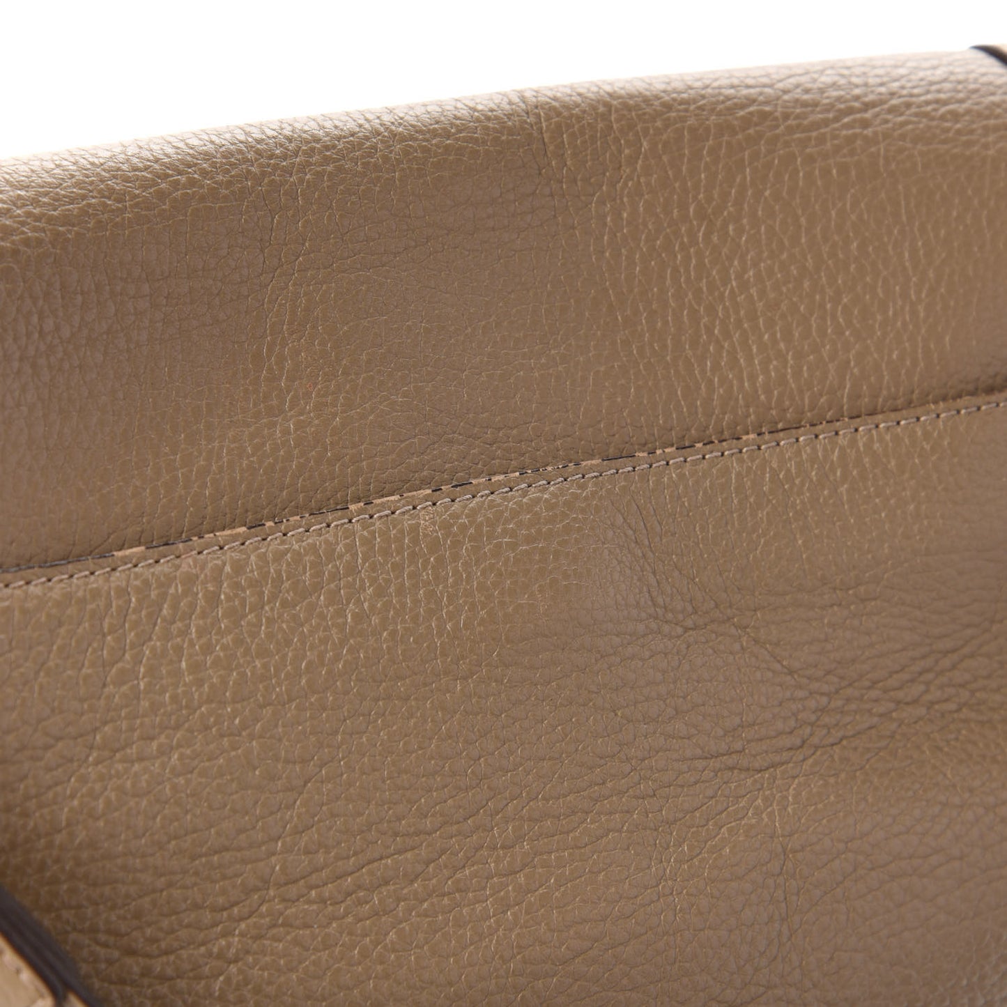 Calfskin Studded Shoulder Bag Beige
